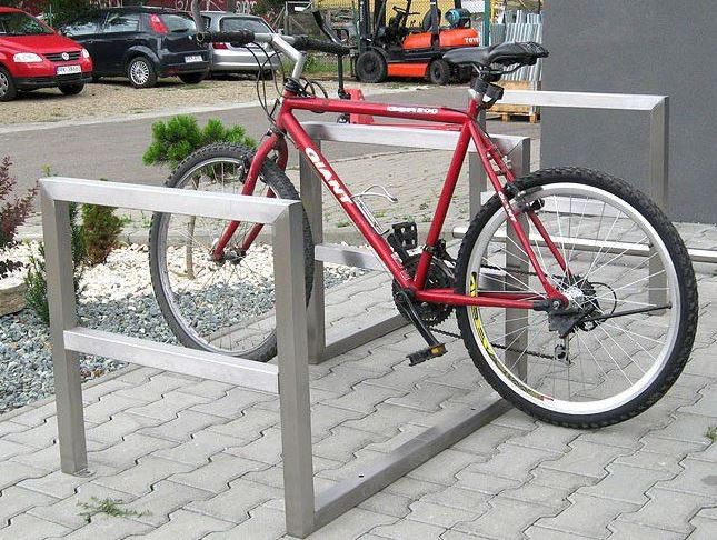 Rustfrit stål cykelstativ 06 - 2