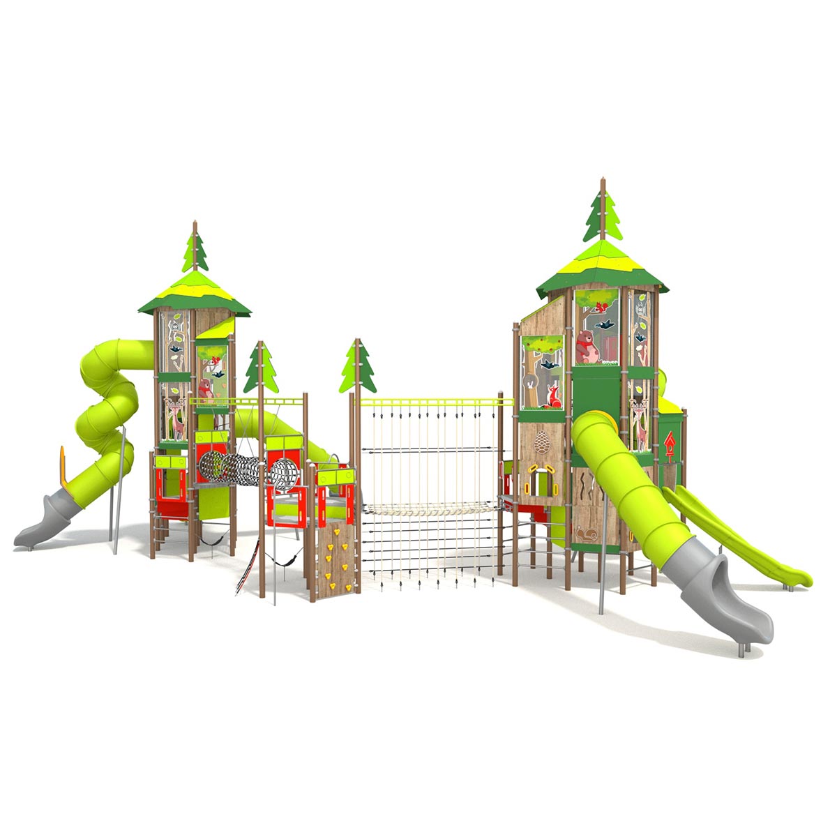 Active klätterställning skog - 2