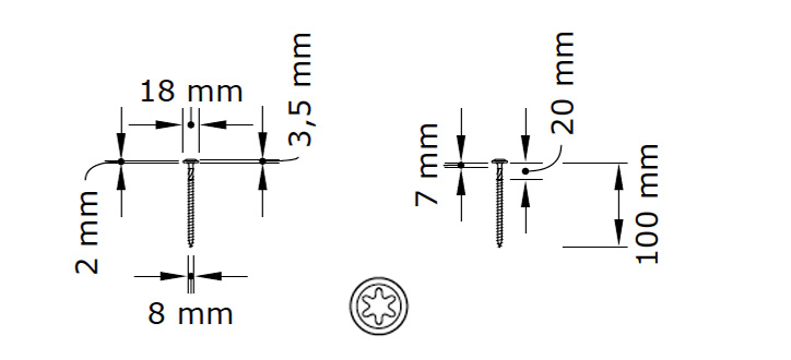 Rustfri specialskrue - 4