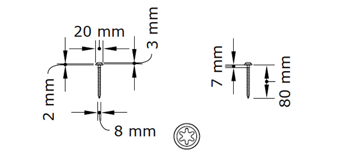 Rustfri specialskrue - 3