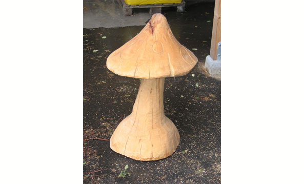 Træskulptur Fluesvamp/svamp - 3