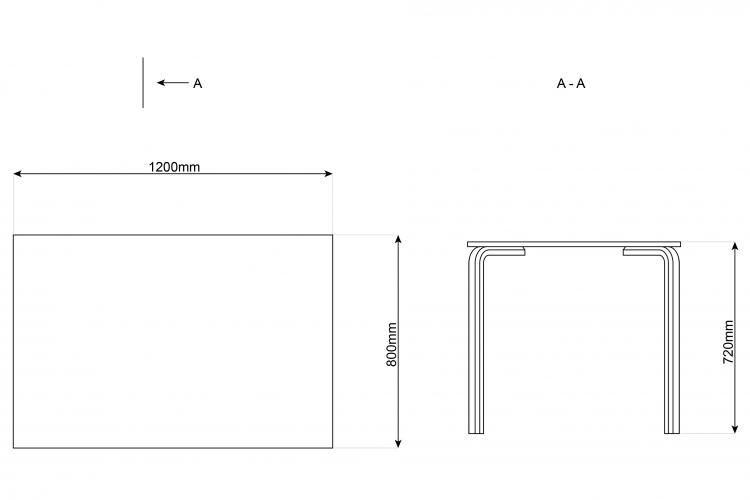 Bord 800x1200mm. - 5