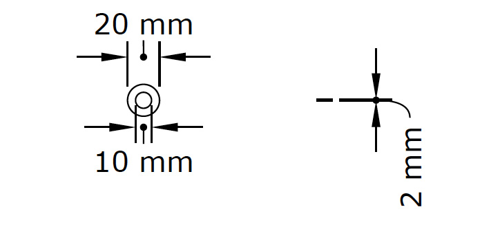 Flatskive M10 - 2