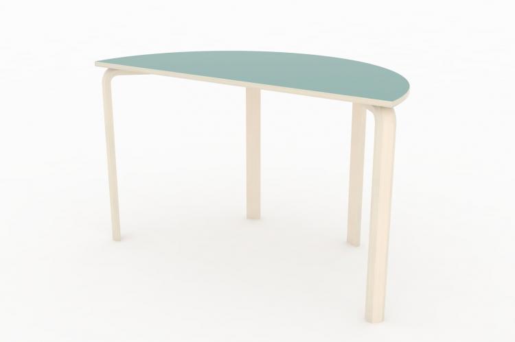 Bord 600x1200mm. halvbue