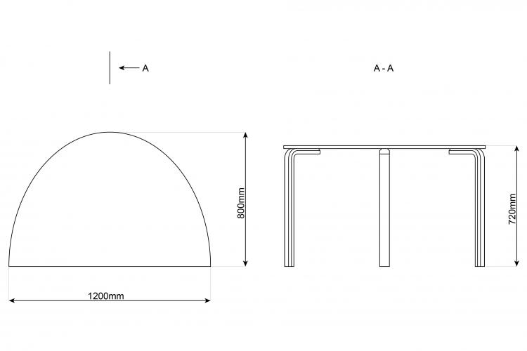 Bord 800x1200mm. - 4