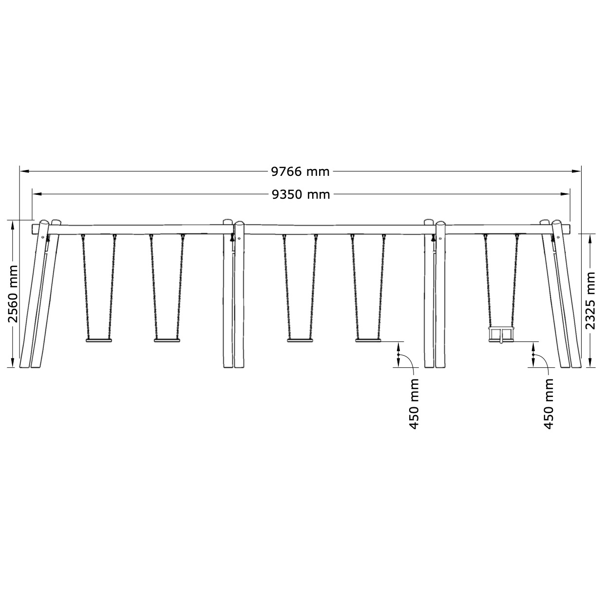 Robinia Gunga 2.5 Fack Standard och Baby - 4