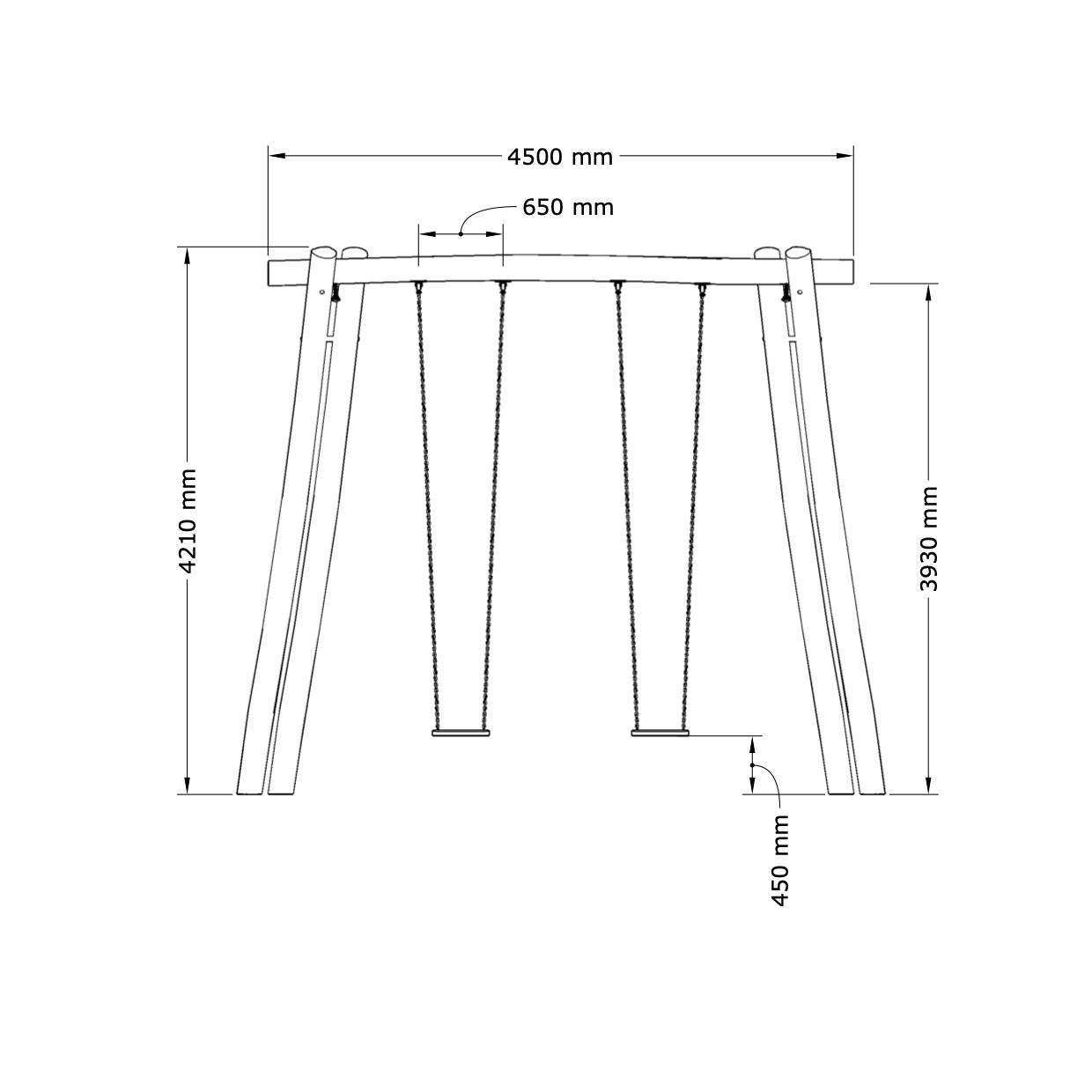 Robinia Gunga Extra Hög Standard - 4
