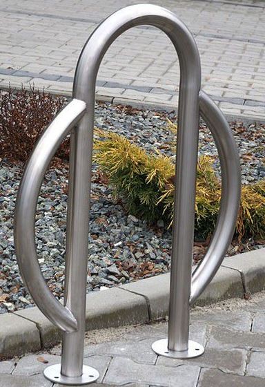 Rustfrit stål cykelstativ 08 - 2