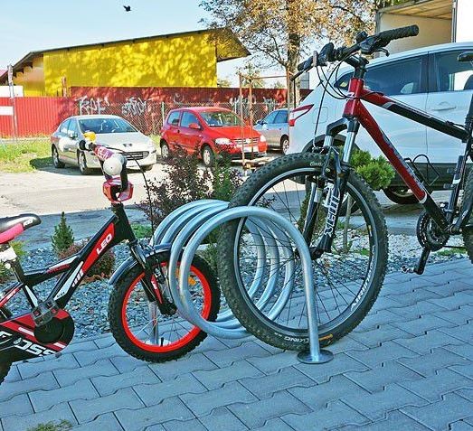 Rustfrit stål cykelstativ 10 - 2