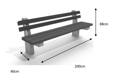 Betongbänk 02 - 2