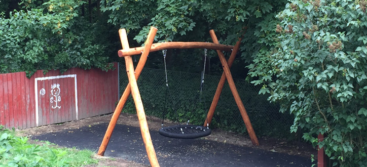 Redegynge med unik oval form 120cm - 2