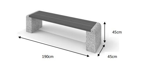 Betongbänk 06 - 3