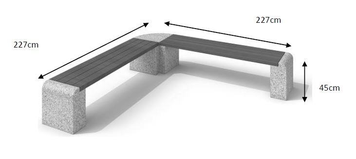 Betongbänk 07 - 3