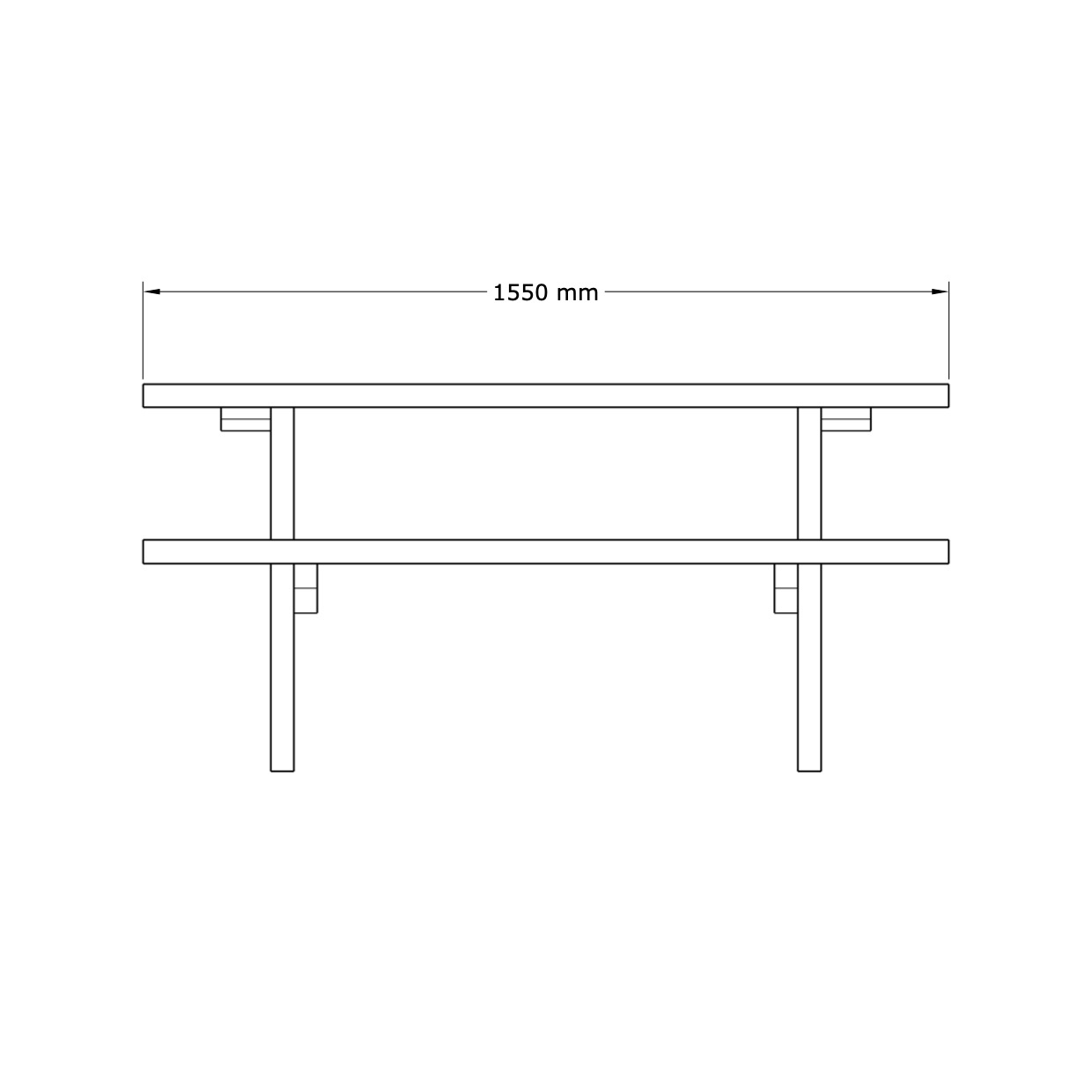 Standard bord/bänkset - 5