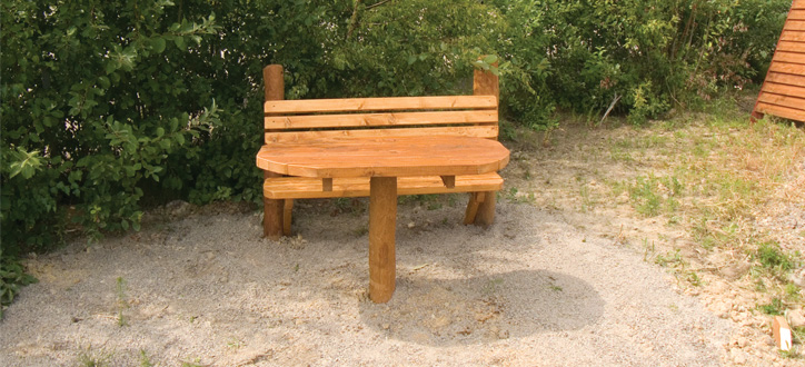 Robinia bänk och bord - 5