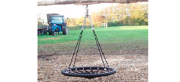 Dinohuske 100 cm, Svart