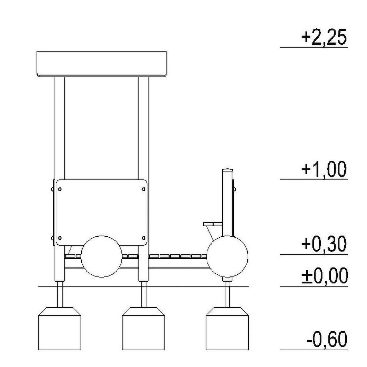 Halvöppen Lekplatsvagn - 3