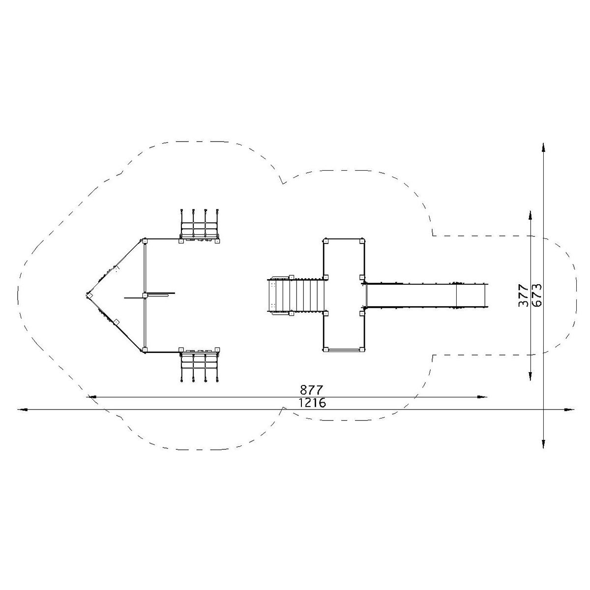 Legetøjsplastskib - 2