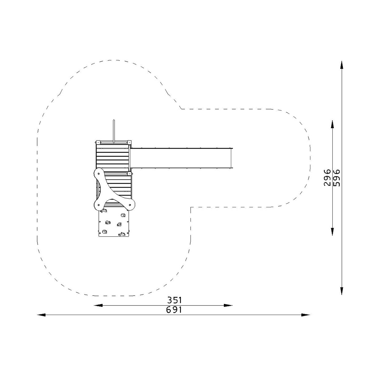 Patrick Basic klatrestativ - 2