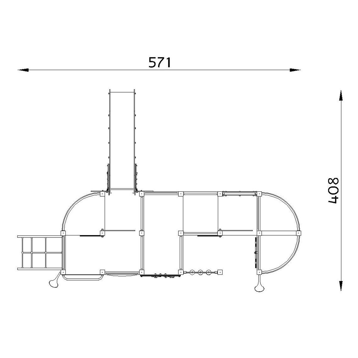 Skibets klatreposition - 2