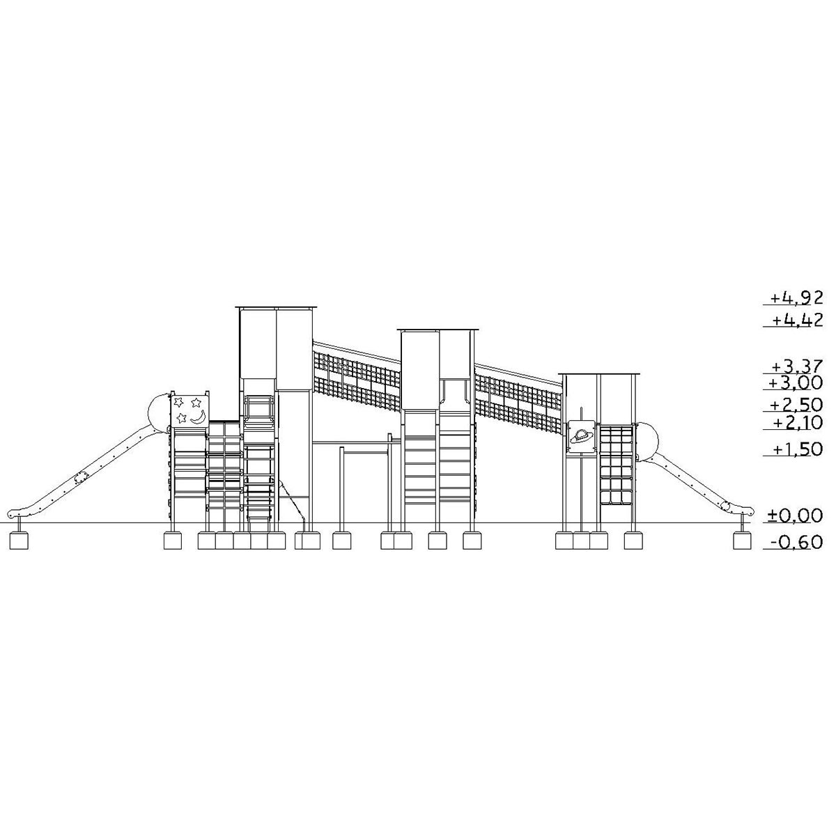 Rumstationens klatrestativ - 3