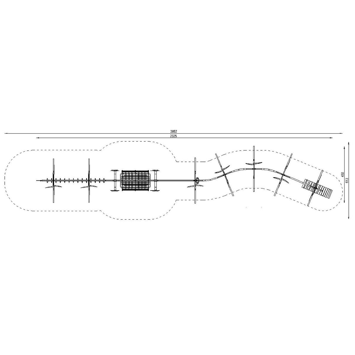 Klatrestativ Diplodocus - 2