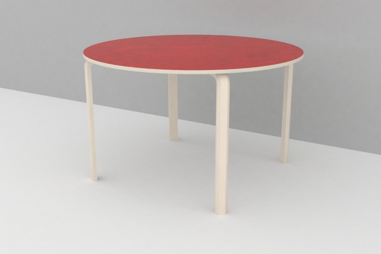 Bord Ø1200mm. Linoleum - 6