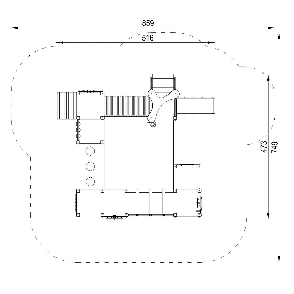 Klatrestativ Maxi Plus Basic - 2