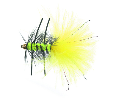 B.H. Rubber Leg Wooly Fluo Yellow