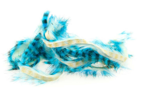 Hareline Tiger Barred Zonker Strips - 4