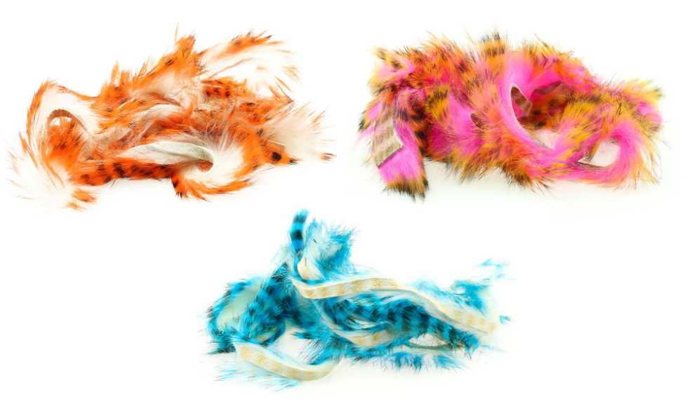Hareline Tiger Barred Zonker Strips