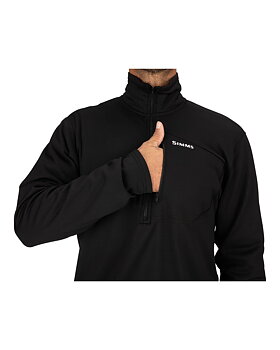 Simms Thermal  1/4 Zip Top - Black