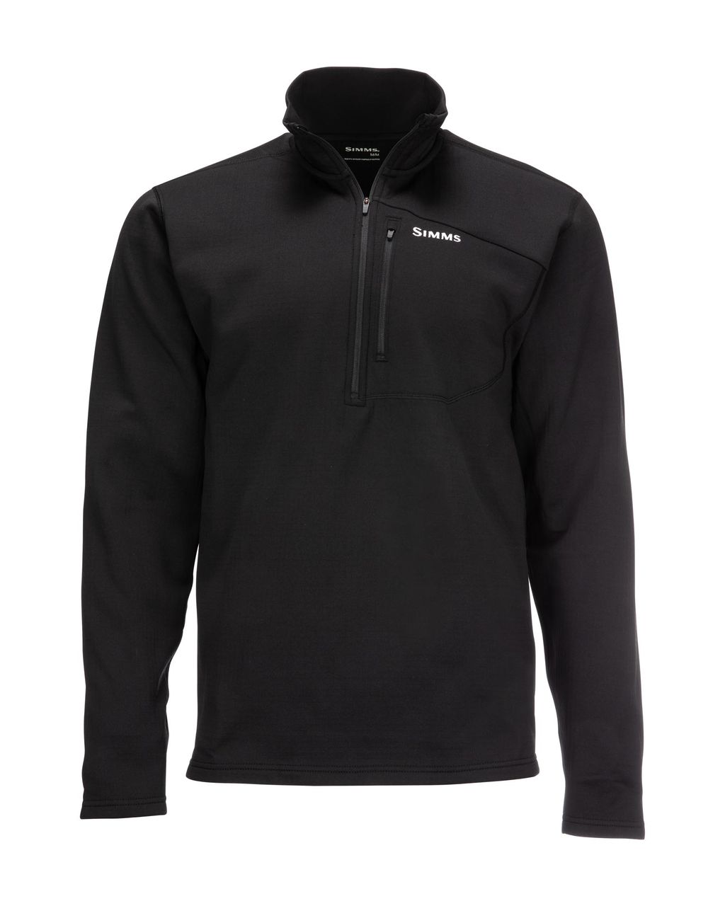 Simms Thermal  1/4 Zip Top - Black