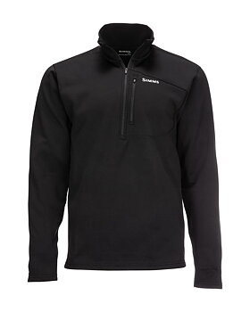 Simms Thermal  1/4 Zip Top - Black