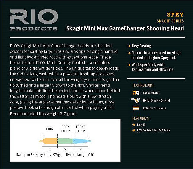REA RIO Skagit Mini Max GameChanger F/S3/S5 - 2