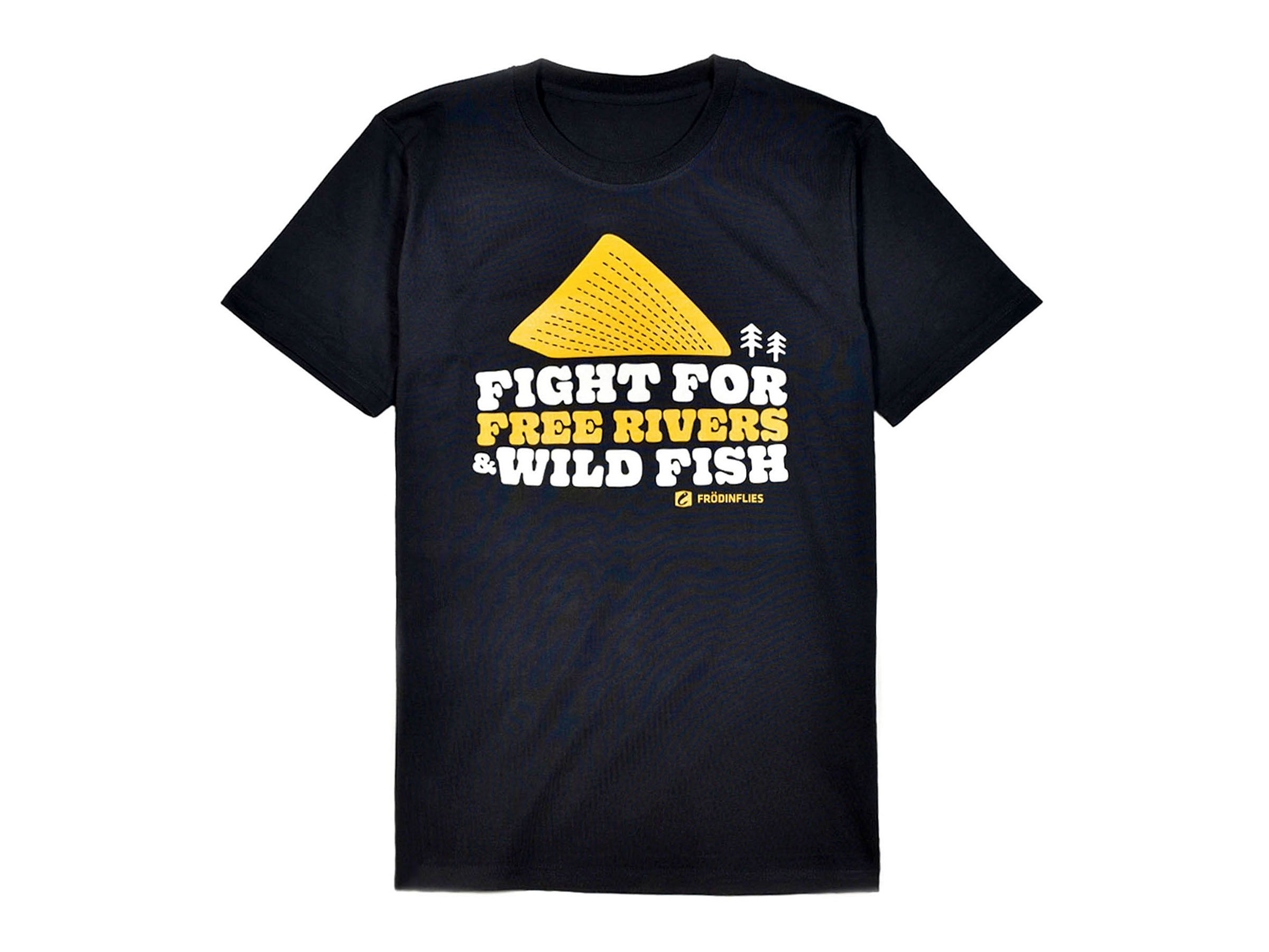 Mikael Frödin Free Rivers & Wild Fish' Heavyweight T-Shirt