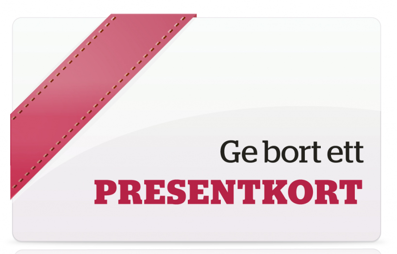 Presentkort 3000 kronor