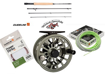 Flugfiskeset Guideline Rivolt 9' #7 