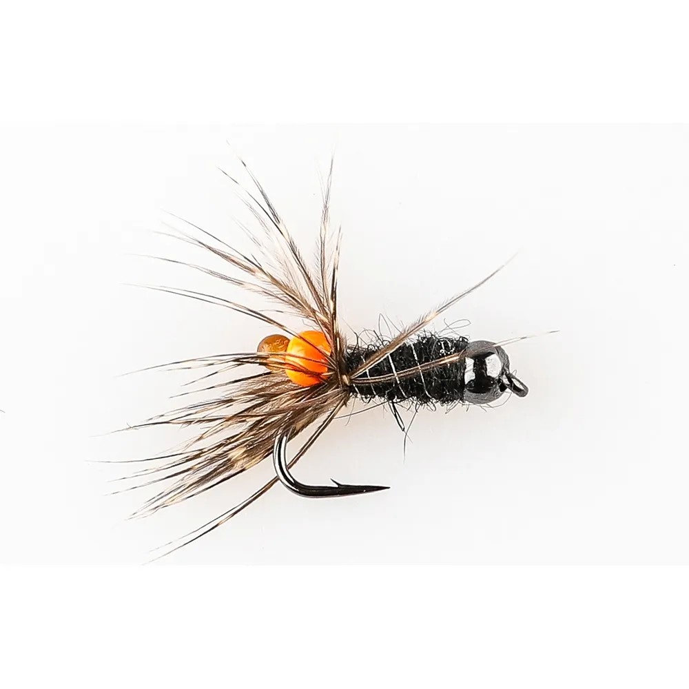 Danofly - Black & Orange Double Legs BH #14