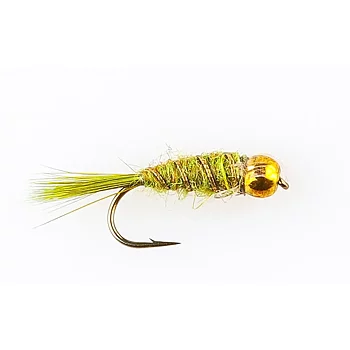 Danofly - Olive Goldhead #14