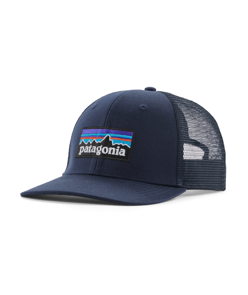 Patagonia P-6 Logo Trucker Hat - New Navy
