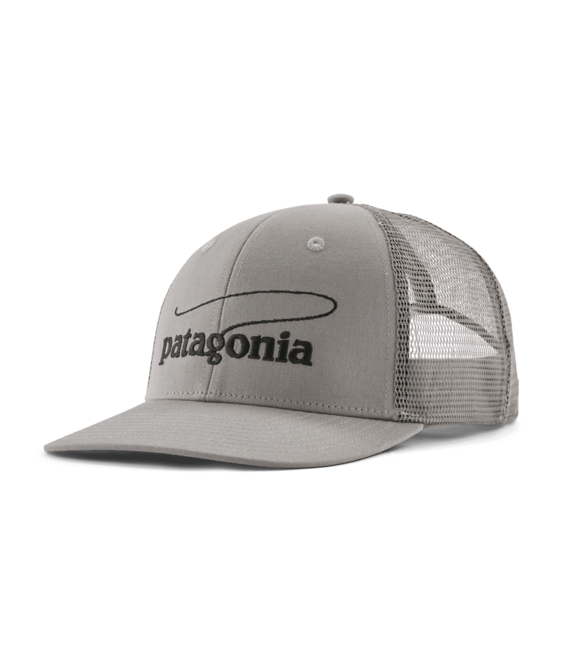 Patagonia Take a Stand Trucker Hat - Casting Logo: Forever Grey