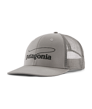 Patagonia Take a Stand Trucker Hat - Casting Logo: Forever Grey