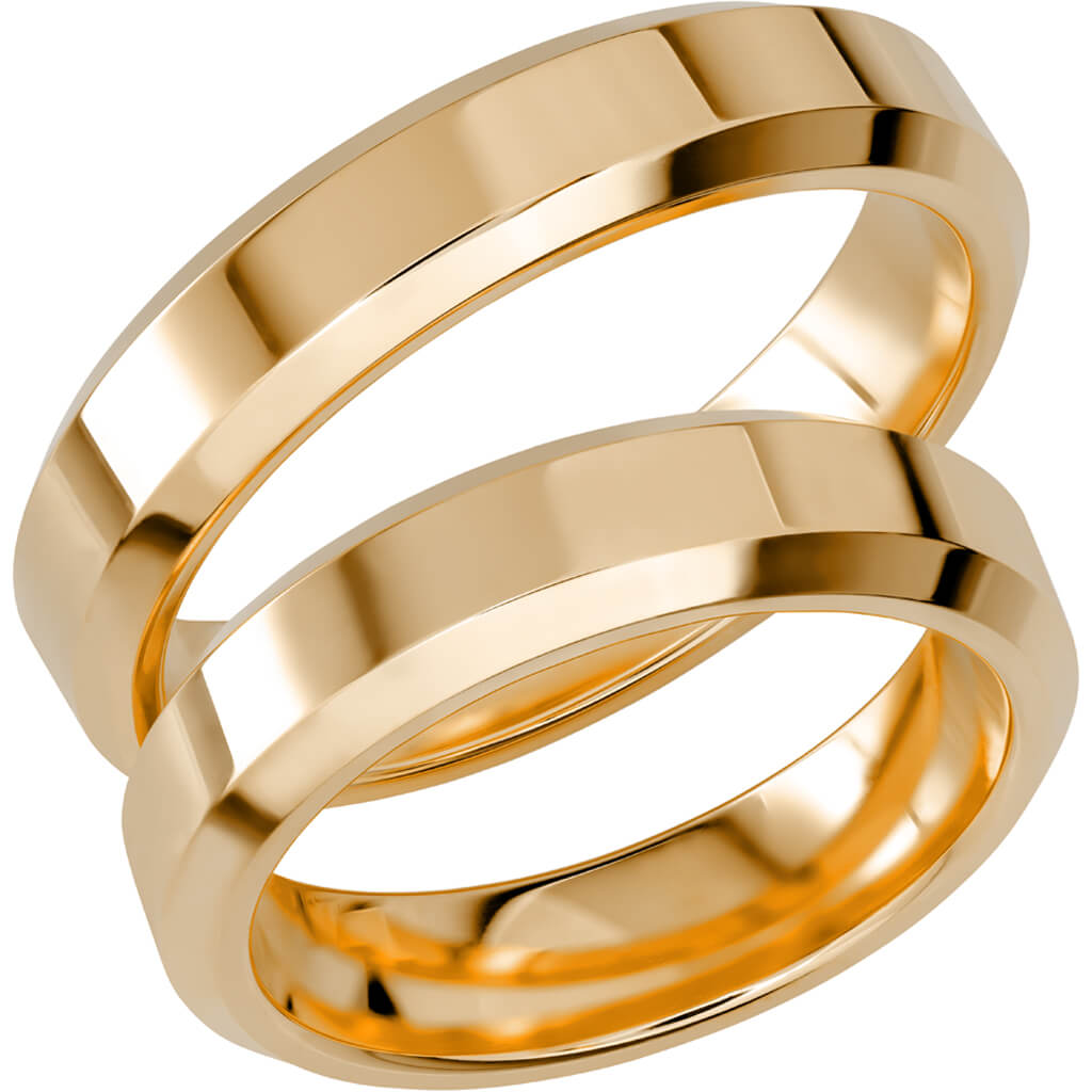 SR1055 - Slät ring i rödguld