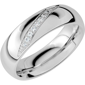 SR2014 - Diamantring i vitguld