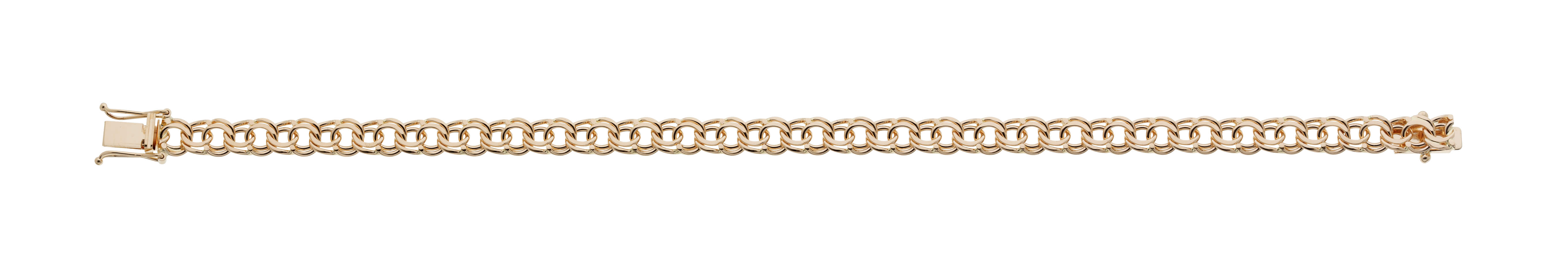 Bismarck armband i rödguld - 18 cm