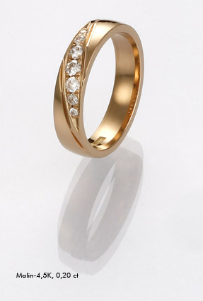 Malin 4,5K 1,7 Carat : 1*0,06,2*0,04,2*0,02,2*0,01 6,5g