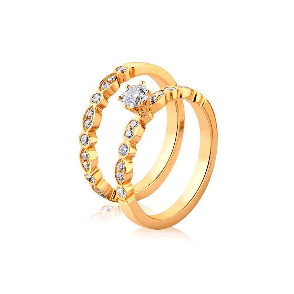 Delia-2,4K Sten: 5×0,02 ct & 8×0,01 ct