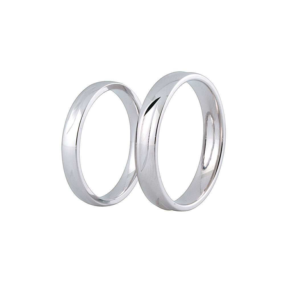 3056-4K - Mönstrad ring i vitguld