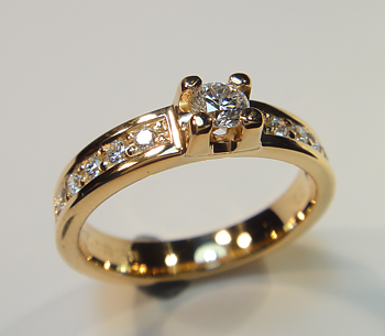 Allians Solitär 5844   0,44ct